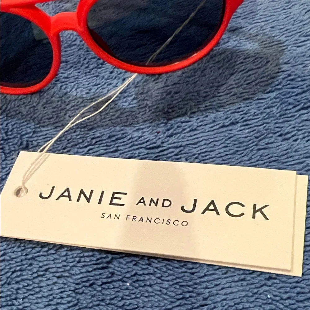 Janie and Jack Vibrant Red Sunglasses